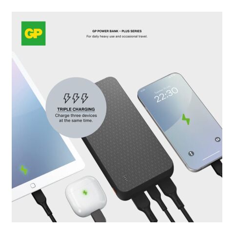 GP B+ Serie Powerbank 20000 mAh schwarz | ohne Werbeanbringung | Nicht verfügbar | Nicht verfügbar