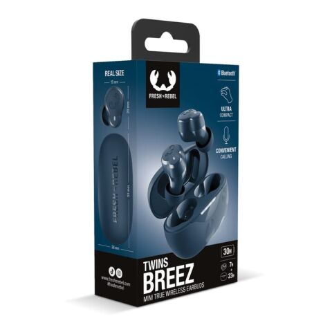 Fresh 'n Rebel Twins Breez True Wireless Earbuds Dunkelblau
