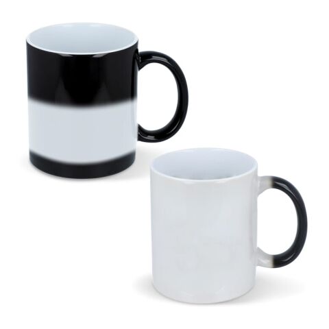 Oslo Magicbecher mit Sublimation 300ml Schwarz-Weiss | ohne Werbeanbringung | Nicht verfügbar | Nicht verfügbar | Nicht verfügbar