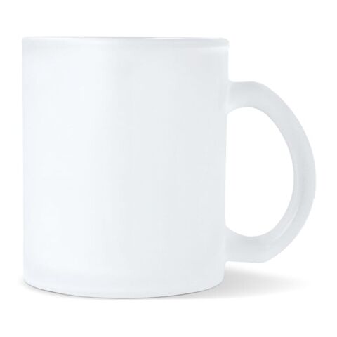 Mallorca Sublimations Becher aus gefrostetem Glas 335ml Transparent | ohne Werbeanbringung | Nicht verfügbar | Nicht verfügbar | Nicht verfügbar
