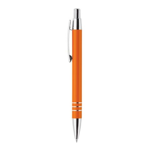 Kugelschreiber in Köcher Orange | 1-farbiger Tampondruck | 270° vom Clip | 7 mm x 45 mm | Nicht verfügbar