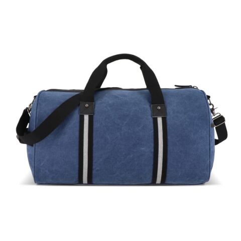 Seesack aus recyceltem Baumwoll-Canvas Harper Dunkelblau