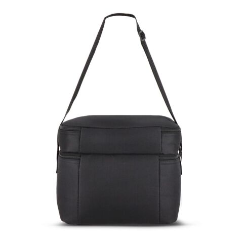 R-PET 600D Doppelfach-Kühltasche 30 x 20 x 25cm 12L Schwarz
