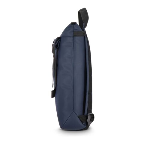 rPET 600D Navi Laptop-Rucksack 36 x 40 x 10 cm blau/schwarz | ohne Werbeanbringung | Nicht verfügbar | Nicht verfügbar