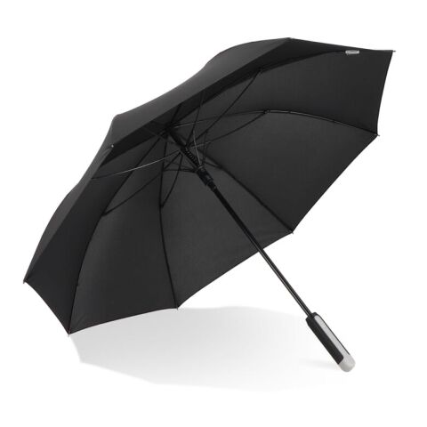 Emerantia 190T Pongee 23" Stockschirm Auto offen Schwarz | ohne Werbeanbringung | Nicht verfügbar | Nicht verfügbar