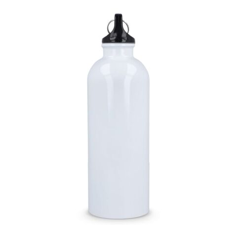 R-Edelstahl einwandige Flasche mit Karabiner 500 ml Weiss | ohne Werbeanbringung | Nicht verfügbar | Nicht verfügbar