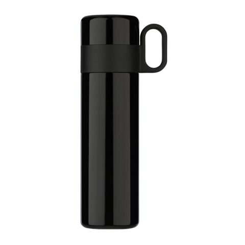 Isolierflasche mit Becher 500ml Schwarz