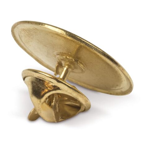 Metall Pin Ø20mm Gold | ohne Werbeanbringung | Nicht verfügbar | Nicht verfügbar | Nicht verfügbar