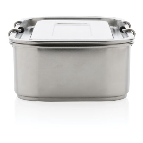 Auslaufsichere Lunchbox aus RCS recyceltem Stainless Steel silber | ohne Werbeanbringung | Nicht verfügbar | Nicht verfügbar