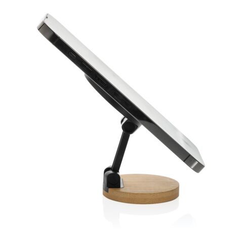 Magmount Telefonständer aus RCS rec. Kunststoff und Bambus schwarz-braun | ohne Werbeanbringung | Nicht verfügbar | Nicht verfügbar