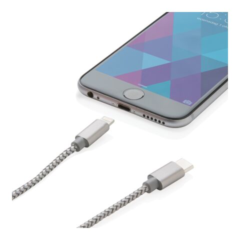 3-in-1 umwobenes Kabel grau | ohne Werbeanbringung | Nicht verfügbar | Nicht verfügbar | Nicht verfügbar