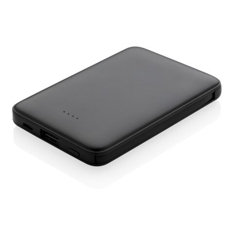 5.000 mAh Powerbank mit integriertem Kabel schwarz | ohne Werbeanbringung | Nicht verfügbar | Nicht verfügbar
