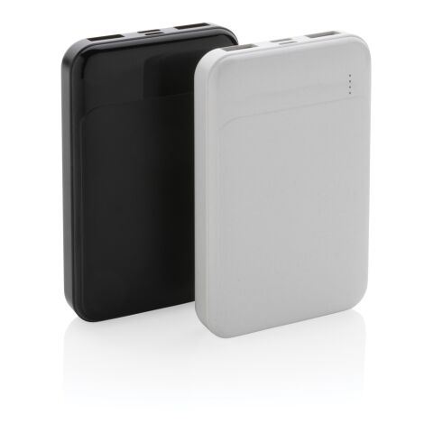 5.000mAh Powerbank aus RCS recyceltem Kunststoff schwarz | ohne Werbeanbringung | Nicht verfügbar | Nicht verfügbar