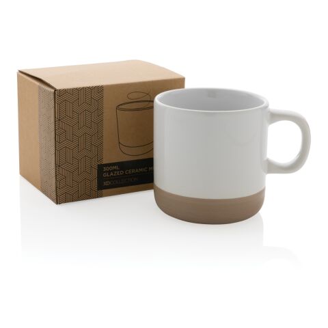 Becher aus glasiertem Keramik, 360ml absolutes weiß | ohne Werbeanbringung | Nicht verfügbar | Nicht verfügbar