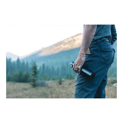 Easy Lock Vakuum-Flasche aus RCS recyceltem Stahl schwarz | ohne Werbeanbringung | Nicht verfügbar | Nicht verfügbar