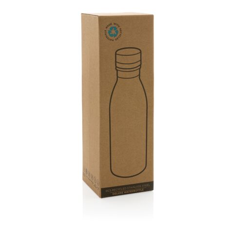 Deluxe Wasserflasche aus RCS recyceltem Stainless-Steel navy blau | ohne Werbeanbringung | Nicht verfügbar | Nicht verfügbar