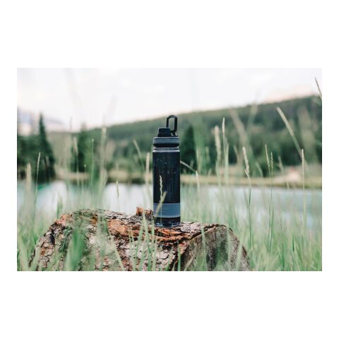 Tritan Trinkflasche grau-grau | ohne Werbeanbringung | Nicht verfügbar | Nicht verfügbar