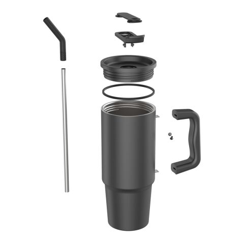 Embrace Deluxe Becher aus RCS recyceltem Edelstahl 900ml schwarz