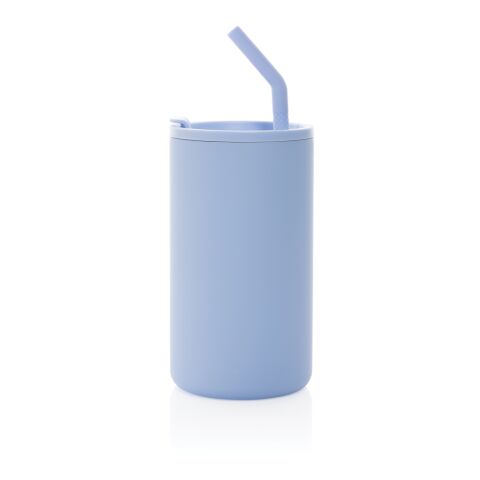 Cube Becher aus RCS recyceltem Stahl 800ml hellblau | ohne Werbeanbringung | Nicht verfügbar | Nicht verfügbar