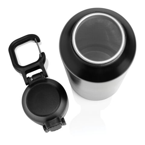 Via RCS Re-Steel Sportflasche mit Verschluss, 600ml schwarz | ohne Werbeanbringung | Nicht verfügbar | Nicht verfügbar