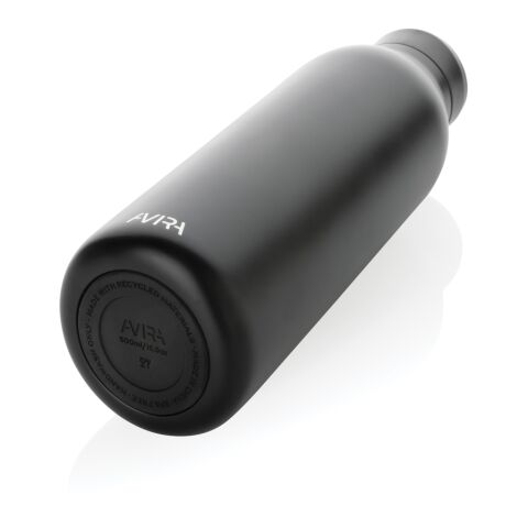 Avira Avior Flasche 500 ml aus RCS recycelten Stahl schwarz | ohne Werbeanbringung | Nicht verfügbar | Nicht verfügbar