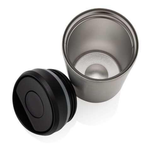 Avira Alix Klickbecher aus RCS rec. Stahl 400ml silber | ohne Werbeanbringung | Nicht verfügbar | Nicht verfügbar