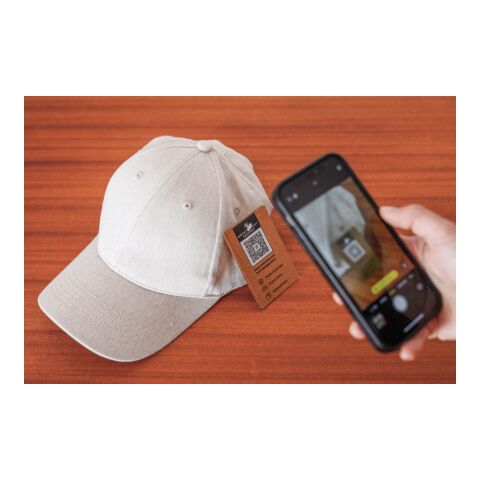 Milo AWARE™ 6-Panel-Heather-Kappe weiß | ohne Werbeanbringung | Nicht verfügbar | Nicht verfügbar | Nicht verfügbar