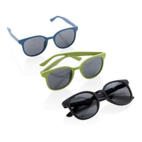 ECO Weizenstroh Sonnenbrille blau | ohne Werbeanbringung | Nicht verfügbar | Nicht verfügbar