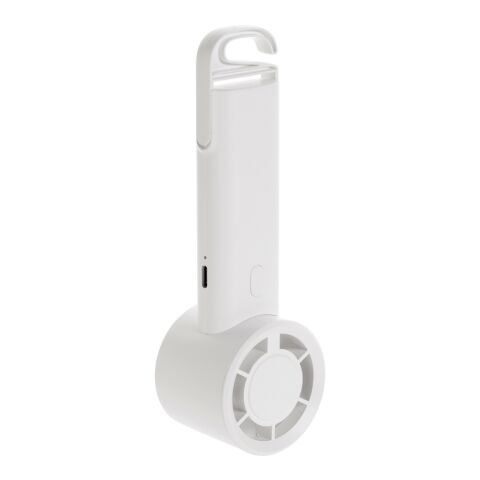 Twist wiederaufladbarer tragbarer Ventilator aus RCS rABS weiß