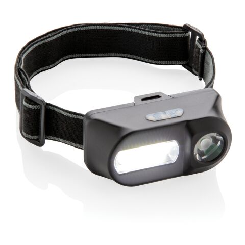 COB und LED Stirnlampe schwarz | ohne Werbeanbringung | Nicht verfügbar | Nicht verfügbar
