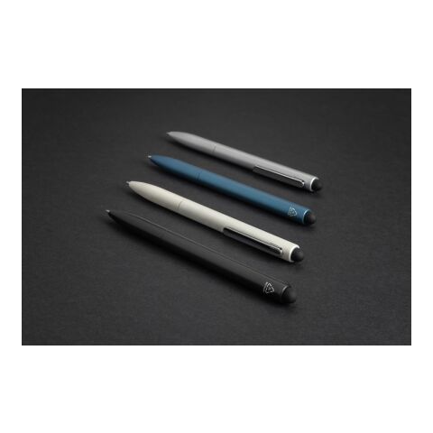 Kymi Stift mit Stylus aus RCS recyceltem Aluminum weiß | ohne Werbeanbringung | Nicht verfügbar | Nicht verfügbar