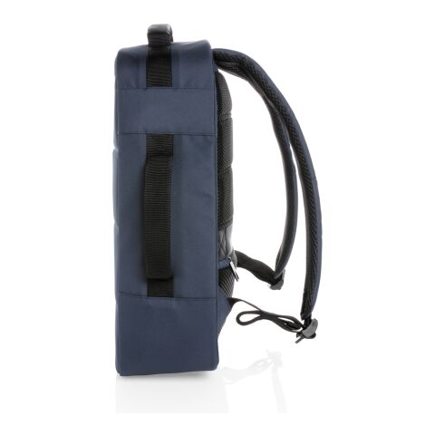 Impact AWARE™ RPET Anti-Diebstahl 15,6&quot; Laptop-Rucksack marineblau | ohne Werbeanbringung | Nicht verfügbar | Nicht verfügbar