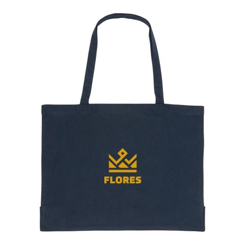 Impact AWARE™ recycelte Baumwoll-Shopper 145gr marineblau | ohne Werbeanbringung | Nicht verfügbar | Nicht verfügbar | Nicht verfügbar