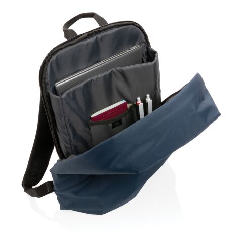 Impact AWARE™ RPET Standard Anti-Diebstahl Rucksack marineblau | ohne Werbeanbringung | Nicht verfügbar | Nicht verfügbar