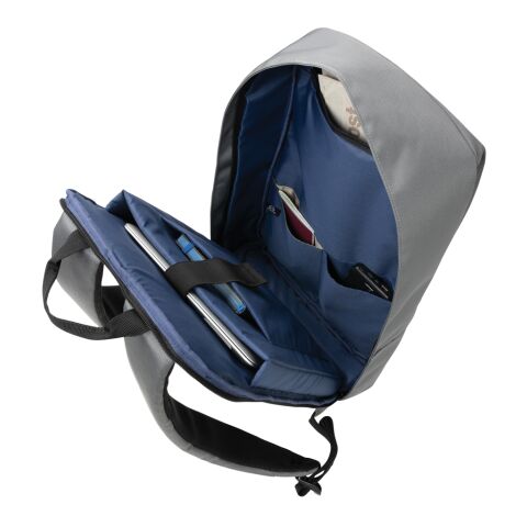 Impact AWARE™ 1200D 15,6-Zoll-Laptop-Rucksack grau-blau | ohne Werbeanbringung | Nicht verfügbar | Nicht verfügbar | Nicht verfügbar