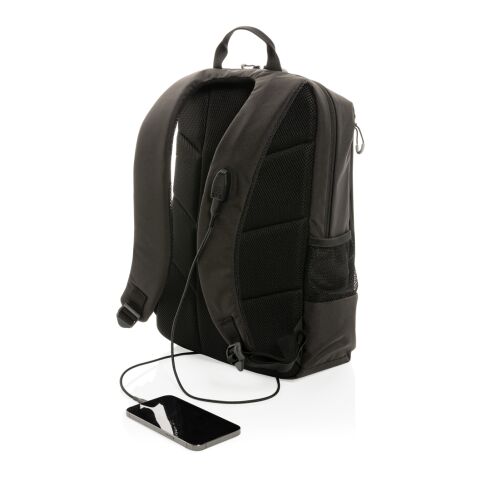 &quot;Impact AWARE™ Lima 15.6&quot;&quot; RFID Laptop-Rucksack&quot; schwarz-grau | ohne Werbeanbringung | Nicht verfügbar | Nicht verfügbar | Nicht verfügbar