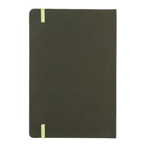 GRS-zertifiziertes rPET-A5-Notizbuch grün-grün | ohne Werbeanbringung | Nicht verfügbar | Nicht verfügbar