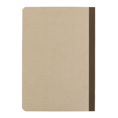 Stylo Bonsucro zertifiziertes Zuckerrohrpapier Notizbuch A5 braun | ohne Werbeanbringung | Nicht verfügbar | Nicht verfügbar