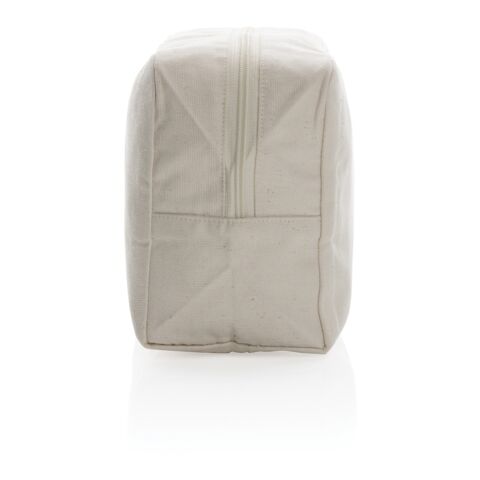 Impact Aware™ 285g/m² Kosmetiktasche aus ungefärbtem Canvas weiß | ohne Werbeanbringung | Nicht verfügbar | Nicht verfügbar | Nicht verfügbar