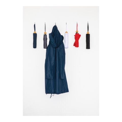 20.5&quot; Impact AWARE™ RPET 190T Pongee Bambus Mini-Schirm marineblau | ohne Werbeanbringung | Nicht verfügbar | Nicht verfügbar