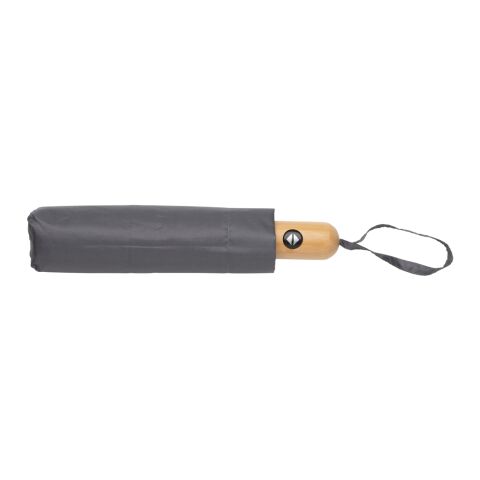 21&quot; Impact AWARE™ RPET 190T Bambus-Schirm autom. open/close grau | ohne Werbeanbringung | Nicht verfügbar | Nicht verfügbar