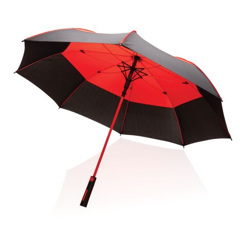 27&quot; Impact AWARE™ RPET 190T Auto-Open Stormproof-Schirm rot | ohne Werbeanbringung | Nicht verfügbar | Nicht verfügbar