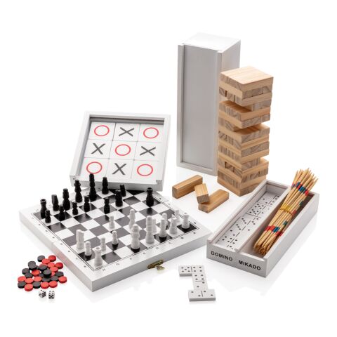 Deluxe Tic Tac Toe Spiel weiß | ohne Werbeanbringung | Nicht verfügbar | Nicht verfügbar