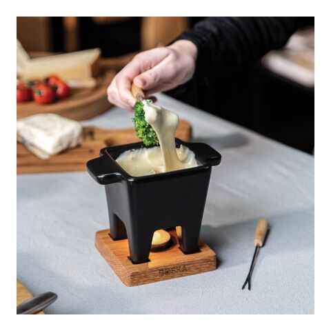 BOSKA Tapas Fondue Nero, 300 ml schwarz-braun | ohne Werbeanbringung | Nicht verfügbar | Nicht verfügbar