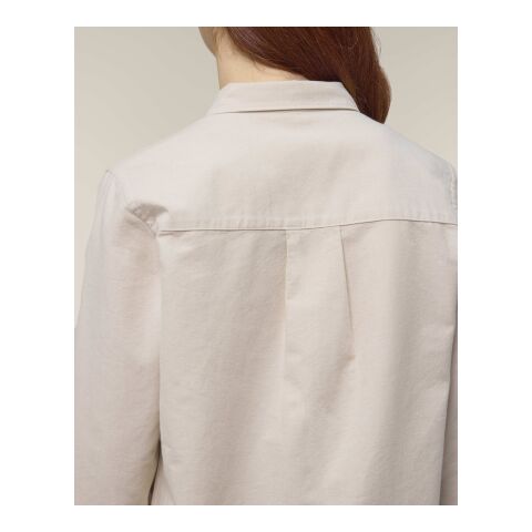 POD Stanley&amp;Stella - Stella Oxford Shirt beige | M | DTF Linke Brust