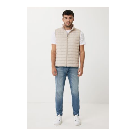 IQONIQ Meru Herren Bodywarmer aus recyceltem Polyester beige | L | ohne Werbeanbringung | Nicht verfügbar | Nicht verfügbar | Nicht verfügbar