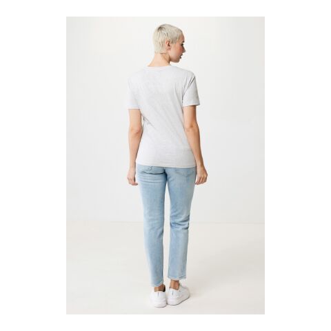 IQONIQ Yala Damen T-Shirt aus recycelter Baumwolle ungefärbte helles Grau | XL | ohne Werbeanbringung | Nicht verfügbar | Nicht verfügbar | Nicht verfügbar