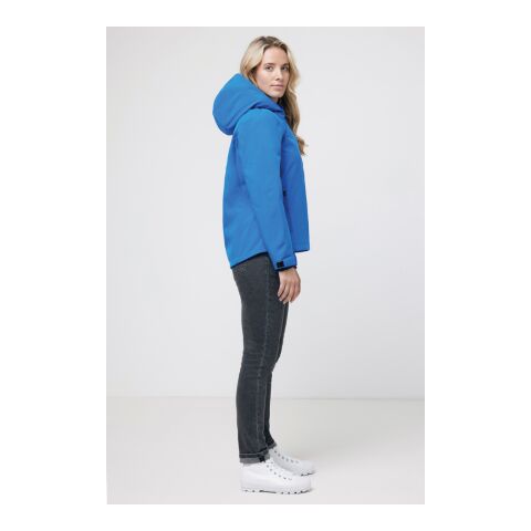 Iqoniq Makalu Damen Softshelljacke aus recyceltem Polyester Königsblau | XS | ohne Werbeanbringung | Nicht verfügbar | Nicht verfügbar | Nicht verfügbar