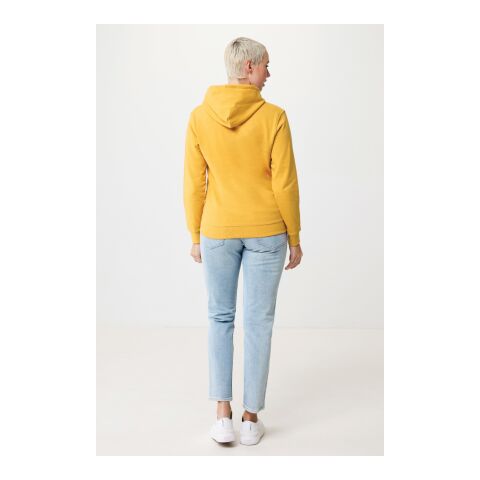 IQONIQ Jasper Hoodie aus recycelter Baumwolle ockergelb | S | ohne Werbeanbringung | Nicht verfügbar | Nicht verfügbar | Nicht verfügbar