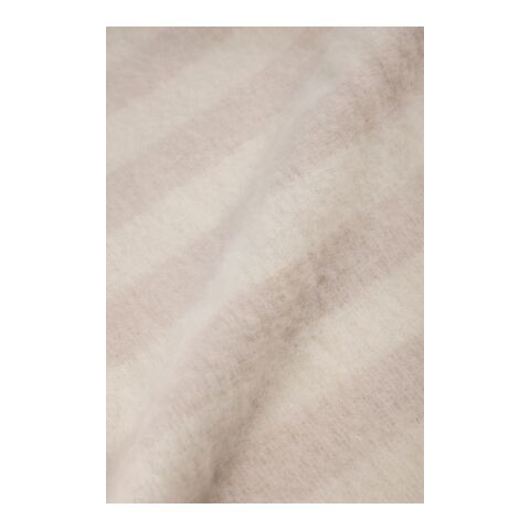 VINGA Lioro Decke aus GRS Wollmischung beige